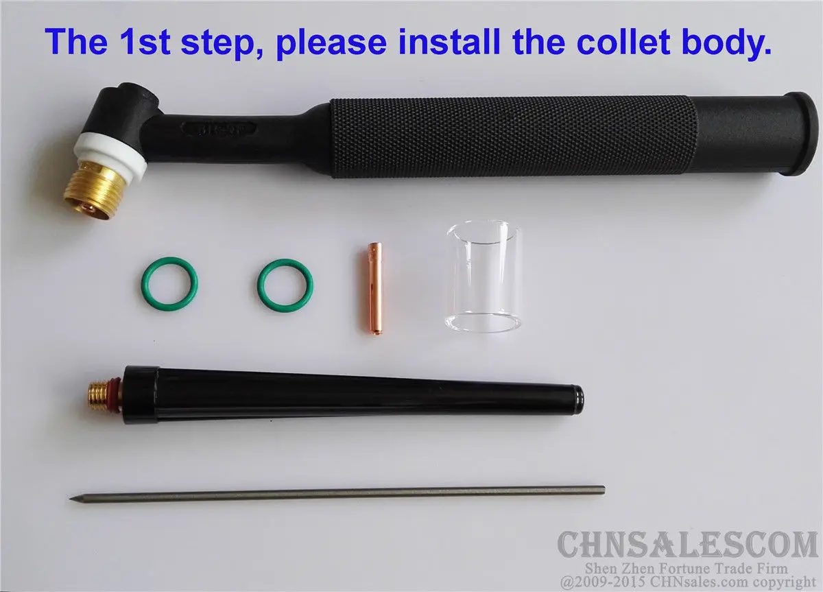 CHNsalescom 26 шт. газовые линзы для сварки TIG #10 комплект стеклянных стаканов из пирекс