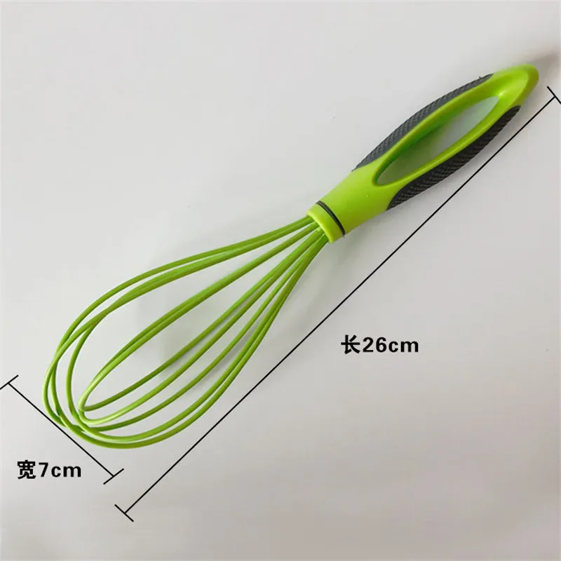 240pcs/lot 10 Inches Hand Egg Mixer Silicone Balloon Whisk Milk Cream Frother Kitchen Utensils for Blending Stirring