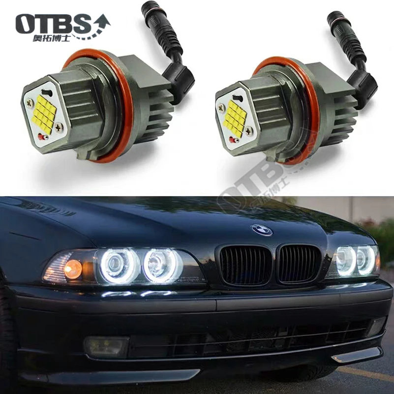 Otbs Canbus E39 80W Ad Alta Potenza Led Angel Eye Halo Ring Led Marker Per Bmw E39 M5 E60 E87 E61 E38 E66 E60 E63