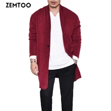 Zemtoo мужской кардиган, свитер, кардиганы, мужские свитера, новинка, трикотажный кардиган, Высококачественная брендовая одежда, модное мужское тонкое пальто