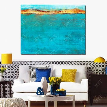 

Large Canvas Art Abstract Green Painting Living Room Wall Decor Oil Painting On Sale High Quality Wall Art No Framed