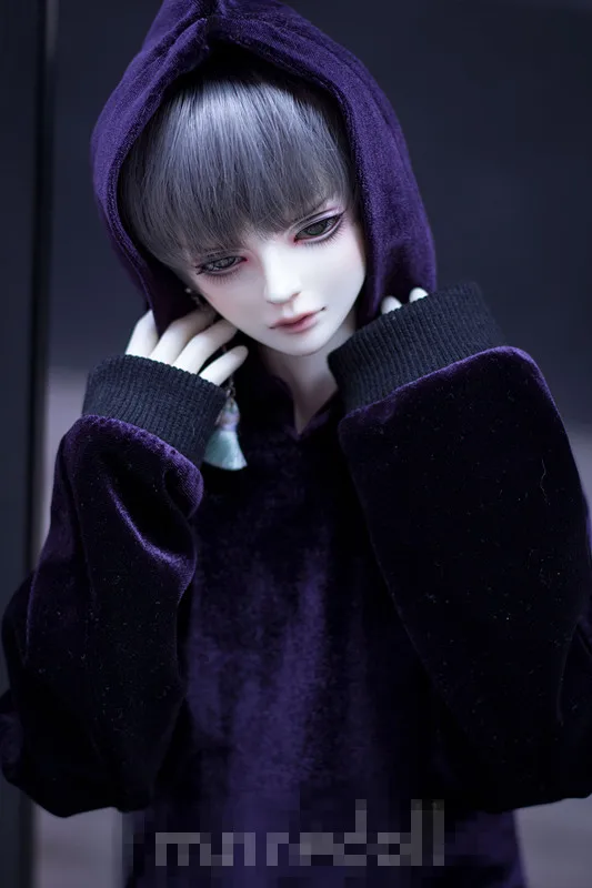 Прохладный бархатное худи куртка для BJD кукла 1/4 1/3 SD13 SD17 дядя Кукла Одежда CMB153