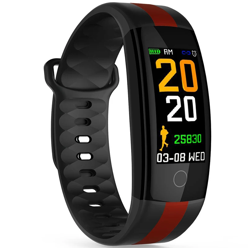 

New Smart Bracelet Watch QS01 Fitness Tracker Blood Pressure Heart Rate Monitor Smartwatch Waterproof Smart Band