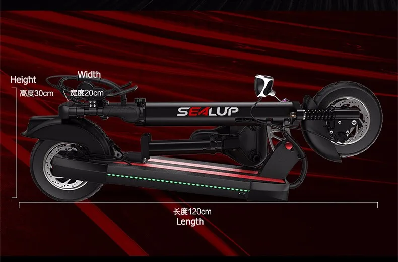 Электрический scooter10inch Электрический велосипед литиевая батарея взрослых складной поколения для вождения twowheel скутер мини ebike Длинные