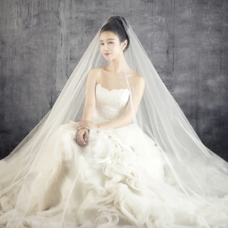 

Designer super transparent wedding mesh fabric bridal veil material white net material