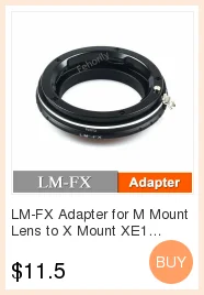 C-FX адаптер для объектива FX Mount X-T2 X-T20 X-T10 XE1 Камера