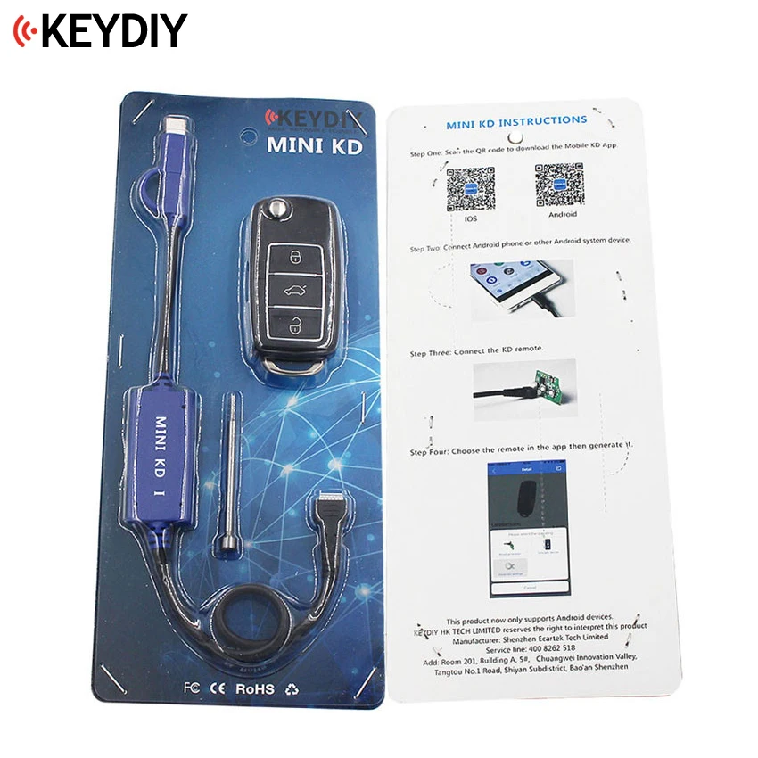 Самый дешевый оригинальный пульт дистанционного управления KEYDIY Mini KD генератор