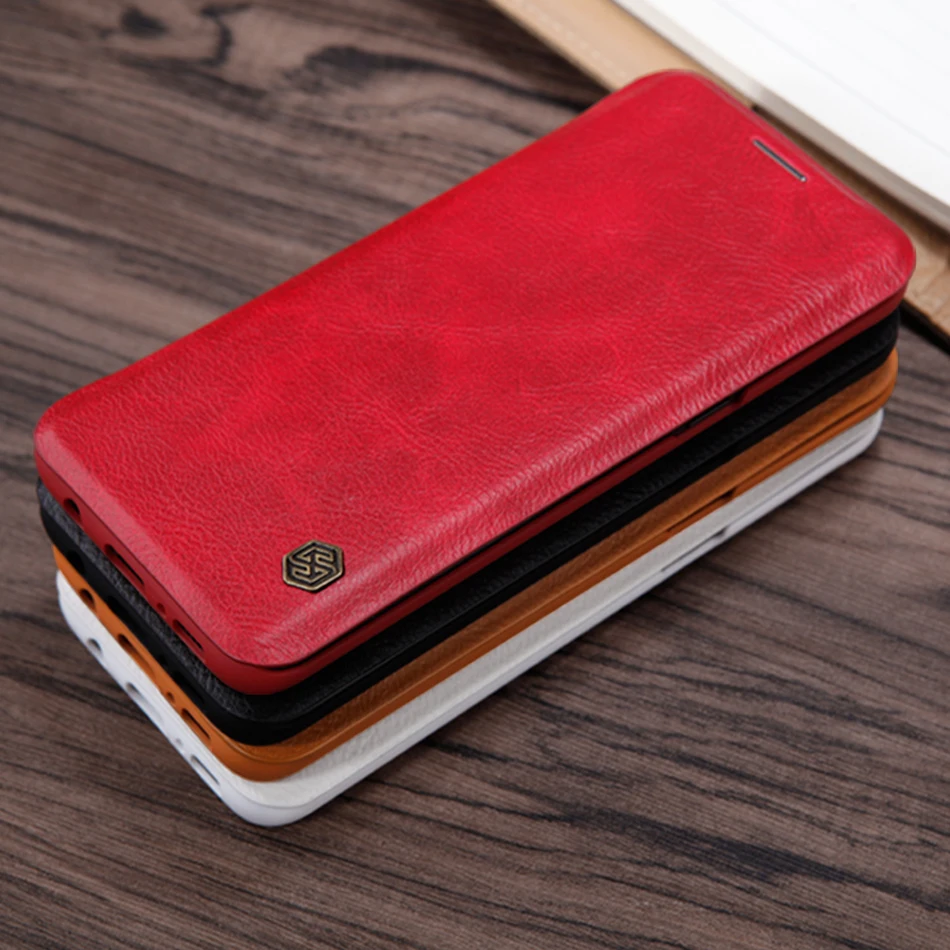 

NILLKIN For samsung galaxy s9 Plus case 6.2 Vintage Qin Flip cover PU leather PC For Samsung S9 Plus case Wallet for Galaxy S9+
