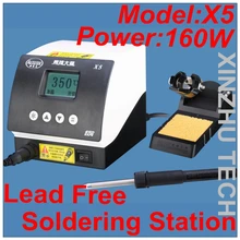 Новое поступление не содержащая свинец припойная станция X5 AC110V/220 В паяльная станция 160 W