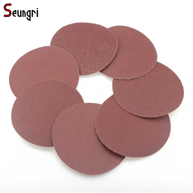 

Seungri 10Pcs 5 inch 125mm Round Sandpaper Disk Sand Sheets Grit 60-1000 Hook Loop Sanding Disc for Sander Grits