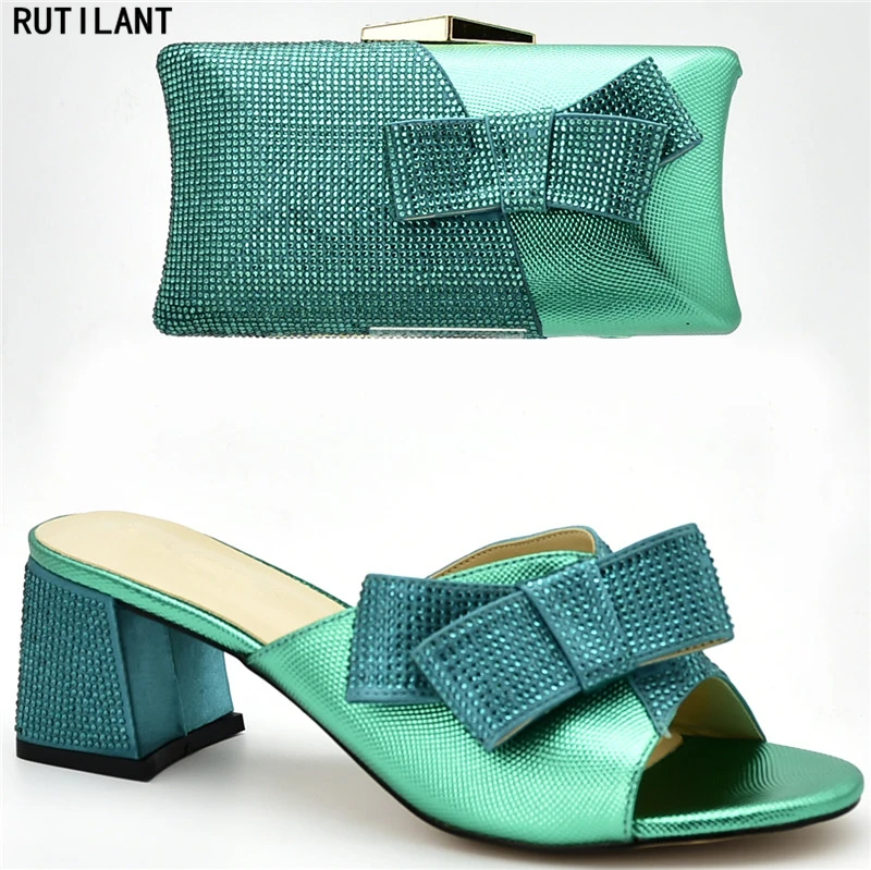 Hauts Luxe Soirée À Talons Femmes Élégantes rose Nigérian Chaussures Arrivée Nouvelle De pourpre Pompes vert Designers Strass Or Mariage rouge F8w1qv
