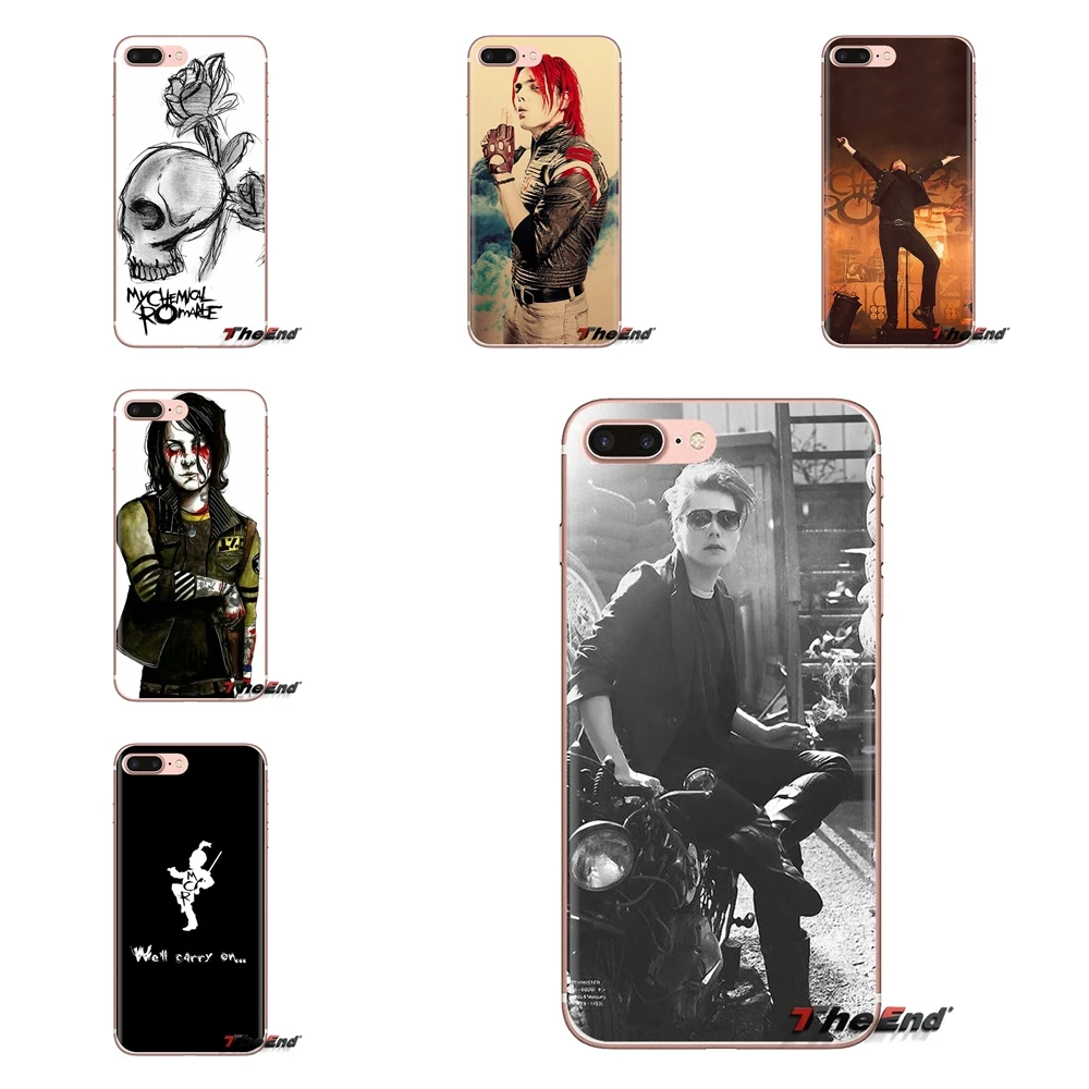 

Soft Transparent Covers For iPod Touch Apple iPhone 4 4S 5 5S SE 5C 6 6S 7 8 X XR XS Plus MAX Gerard Way My Chemical Romance MCR