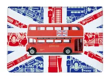 Floor Mat The British Flag London Bus City Style Print Non-slip Rugs Carpets For Indoor Outdoor Living Room