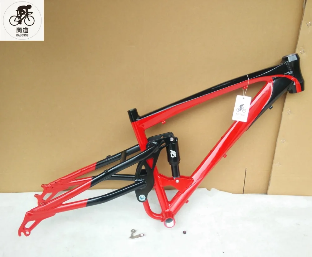 Kalosse FR/AM полная подвеска рама для горного велосипеда, 26er Снежная рама, 26*4,0 шины для велосипеда