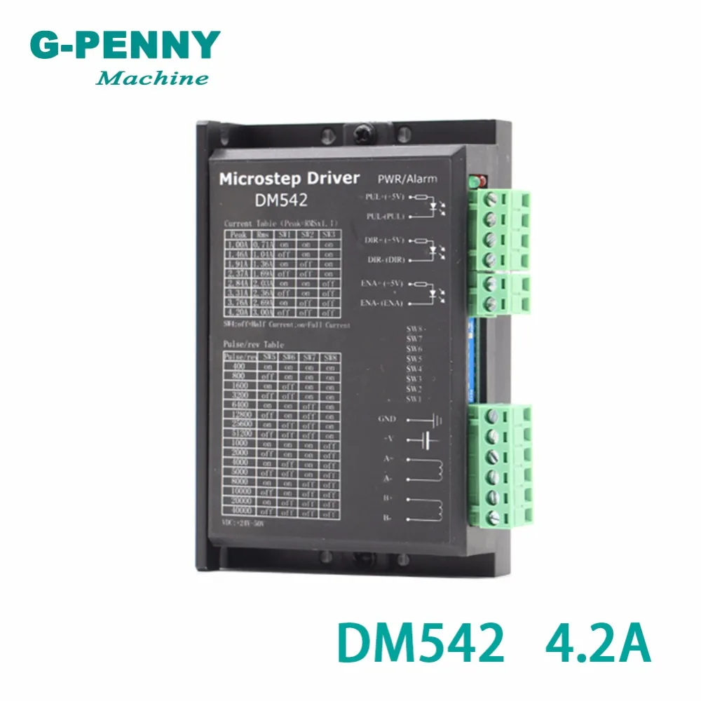 CNC NEMA17 NEMA23 NEMA34 Драйвер шагового двигателя 24-50V 4.2A Microstep256 DM542 модернизация продукта