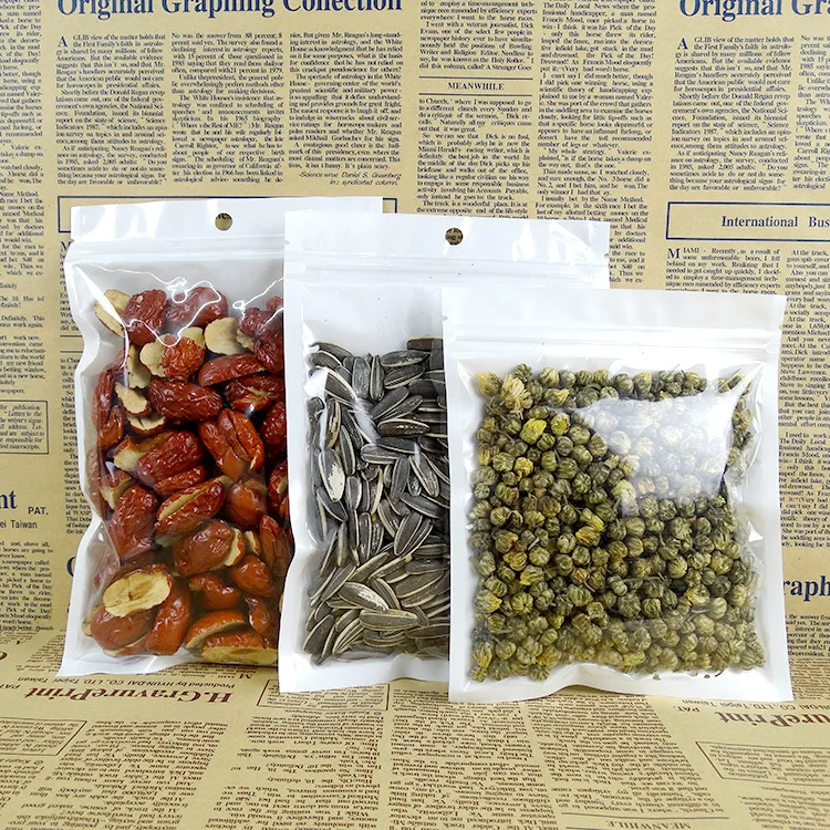 22*32 см белая полупрозрачная БОПП жемчужная пленка ziplock bag-100pcs сухой цветок