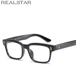 Realstar 2018 Марка квадратных оправ очков Для женщин Близорукость Оптические очки кадр очки Для мужчин Анти Blue Ray Óculos S273