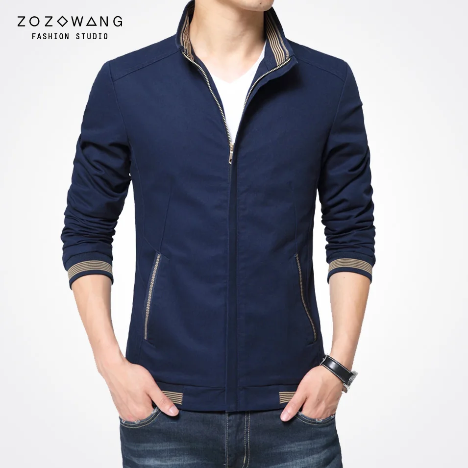 Zozowang men jacket jacket casual jacket cotton army outdoor collar baseball shirt