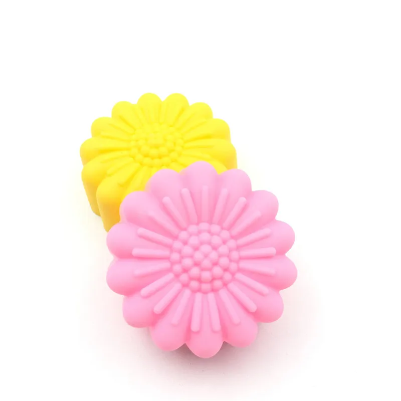 

5cm Silicone cake mold 5pcs/lot silicone chocolate mould flower cupcake liners baking tools DIY soap mold