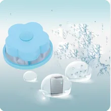 Floating Pet Fur Catcher Filtering Hair Removal Device Wool Cleaning Supplies Washer Style Laundry Cleaning Mesh Bag 