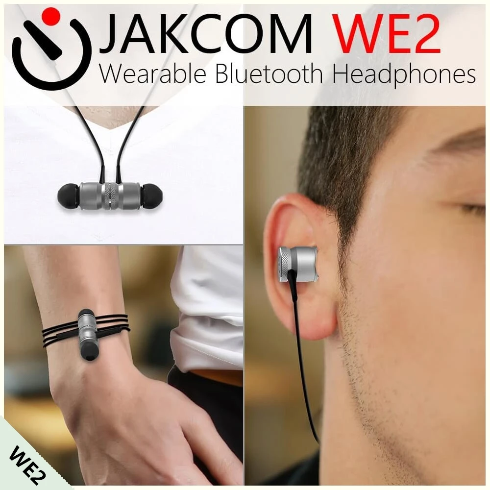 

JAKCOM WE2 Smart Wearable Earphone Hot sale in Wristbands like smartwatch sim card Secret Bracelet Xiao Mi