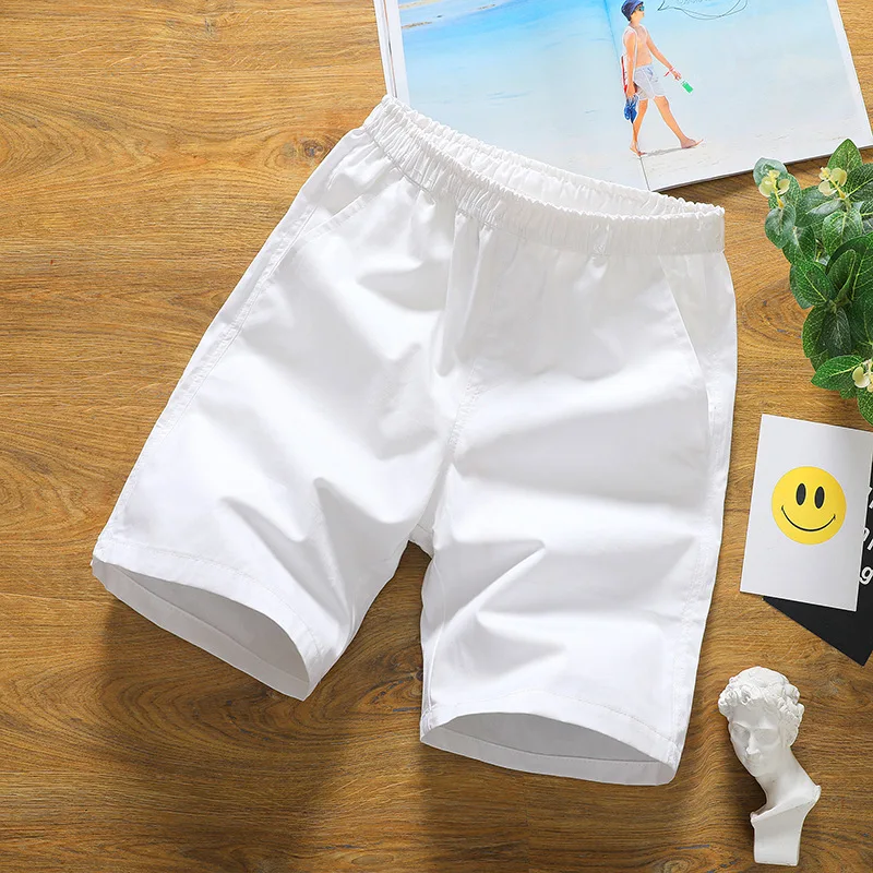 Deals Fashion Summer Cargo Shorts Men Cotton Joggers Casual Short Home Sport Patchwork Pink Red Orange Mid Red Loose Street Wear M