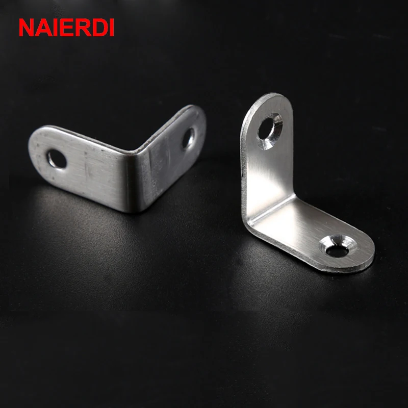 Угловые кронштейны из нержавеющей стали 10 шт.|stainless steel corner brackets|steel bracketcorner bracket |