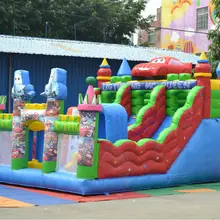 Слайд Вечерние игры надувные горки, надувные замки, надувные детские игрушки, индивидуальные