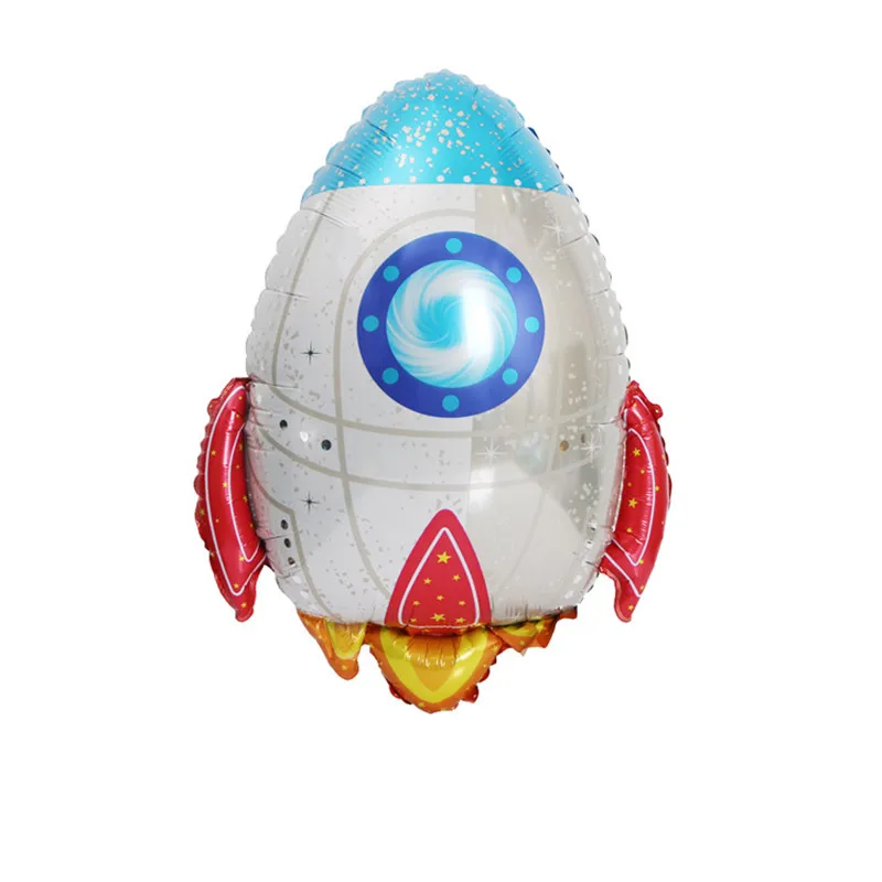 Space Astronaut Rocket Theme Helium Latex Confetti Balloon Baby Shower Birthday Party Decoration Child Party DIY Favor Gifts,Q