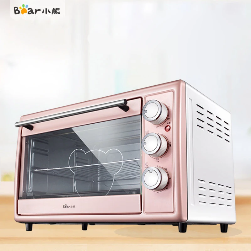 

Bear DKX-B30N1 Multifunction 30L Capacity Electric Home Fully Automatic Baking Cake Oven Knob Control Temperature Tempered Glass