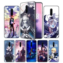 Fate Stay Night Soft Black Silicone Case Cover for OnePlus 6 6T 7 Pro 5G Ultra-thin TPU Phone Back Protective