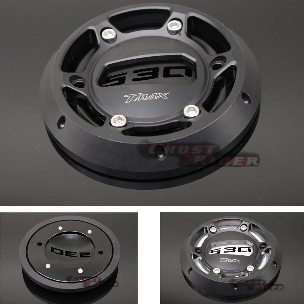 

Motorcycle TMAX Engine Stator Cover CNC Engine Protective Cover Protector fits for Yamaha T-max 530 2012-2015 Black