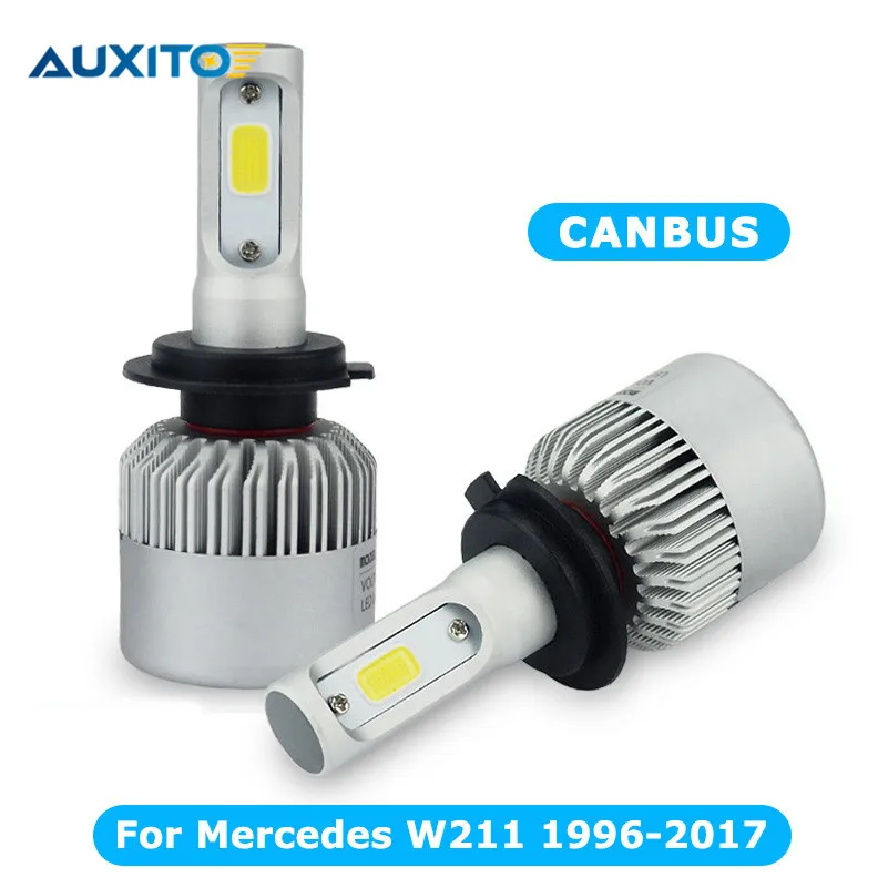

Canbus COB H7 LED Car Headlight Kit 72W 8000LM Auto Front Light No Error H7 Automotive Headlamp For Mercedes W211 AMG 1996-2017