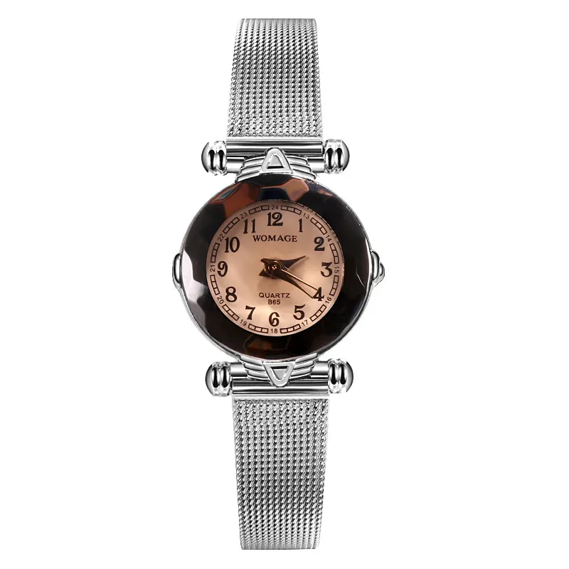 Модные наручные часы с кристаллами и драгоценными камнями, роскошные женские часы, женские часы-браслет, женские часы, часы zegarek damski reloj mujer - Цвет: White