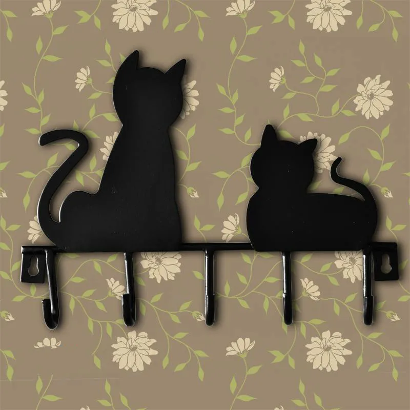 

New Arrival Smallsweet Metal Pastoral Animal Figurines & Miniatures black cat Home Decoration Accessories Vintage Home Decor