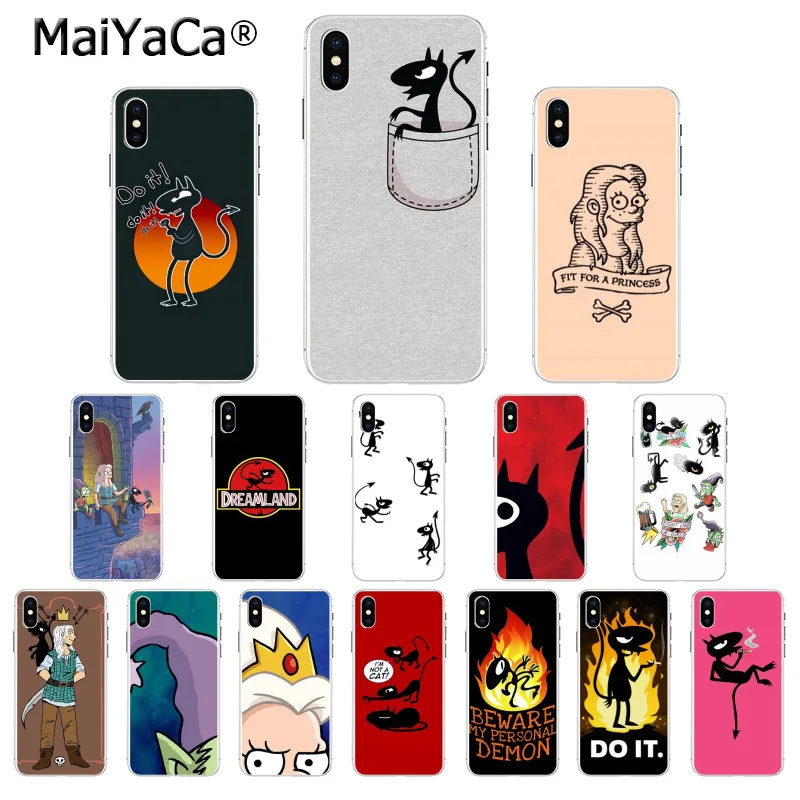 

MaiYaCa Disenchantment Pattern TPU Soft Phone Accessories Cell Phone Case for Apple iPhone 8 7 6 6S Plus X XS MAX 5 5S SE XR