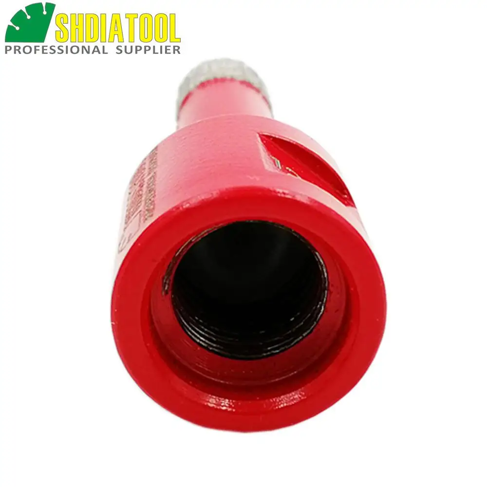 Free -shipping 2pcs  Dia 12mm Vacuum brazed diamond drilling core bits with M14 connection, Dry drilling