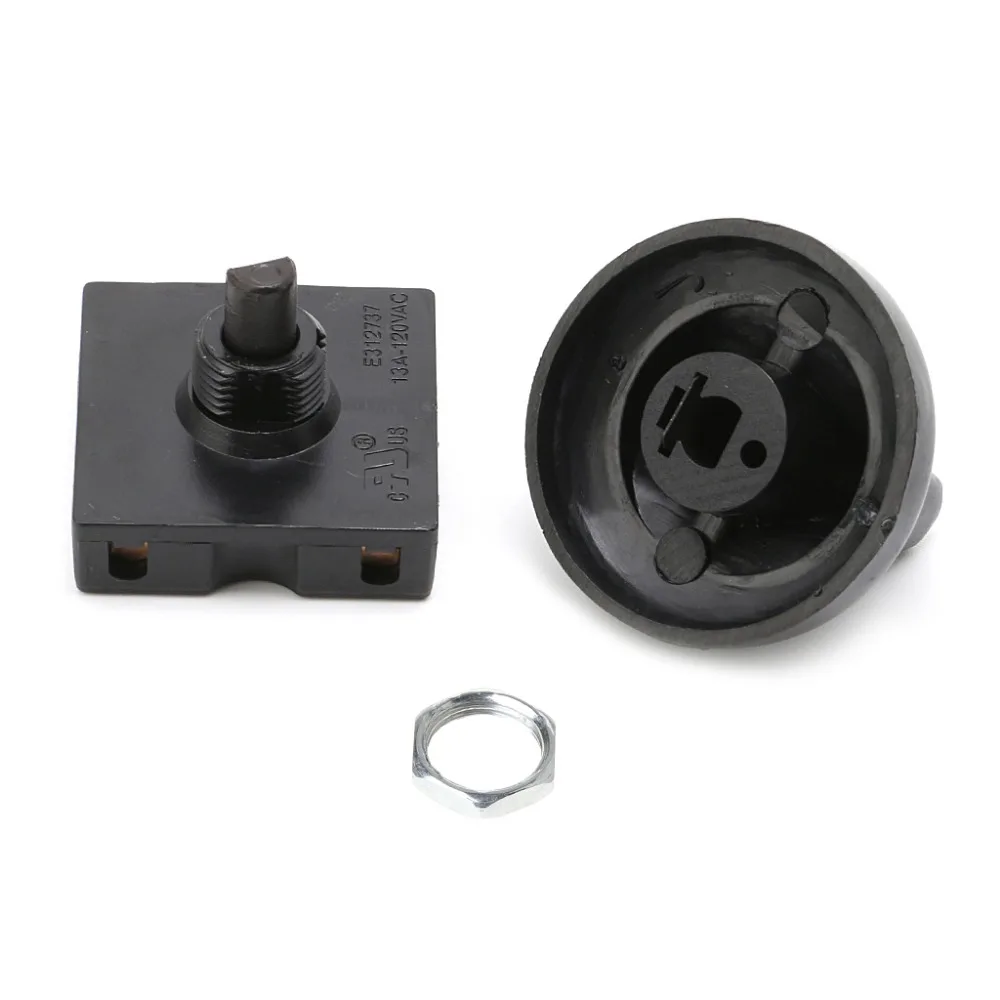 

4-Position 3-Speed Fan Selector Rotary Switch Governor with Knob 13AMP 120V-250V