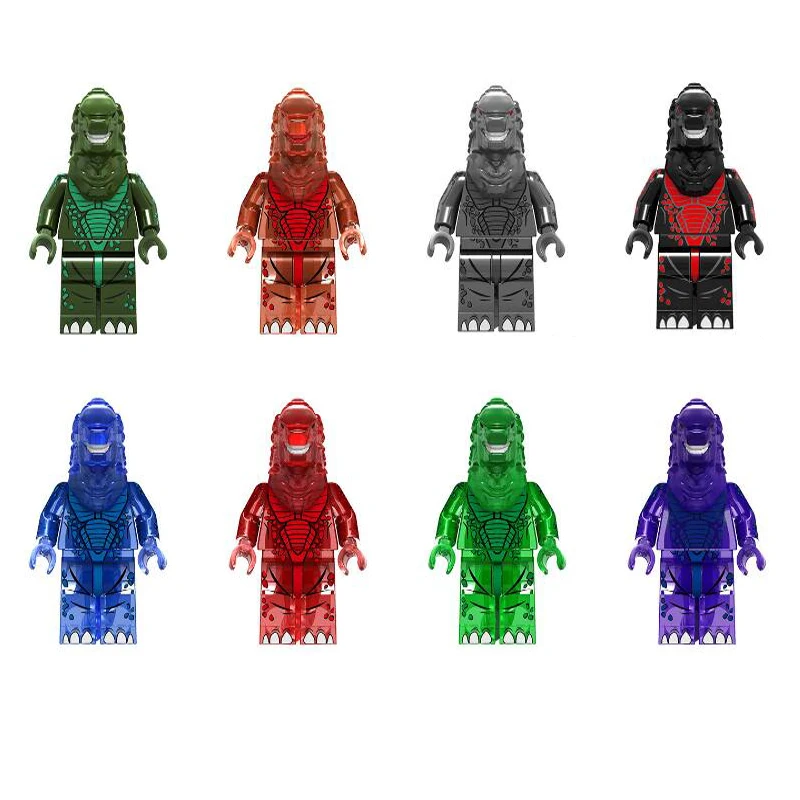 Legoings 8pcs/pcs Gojira Building Blocks Toys for Children
