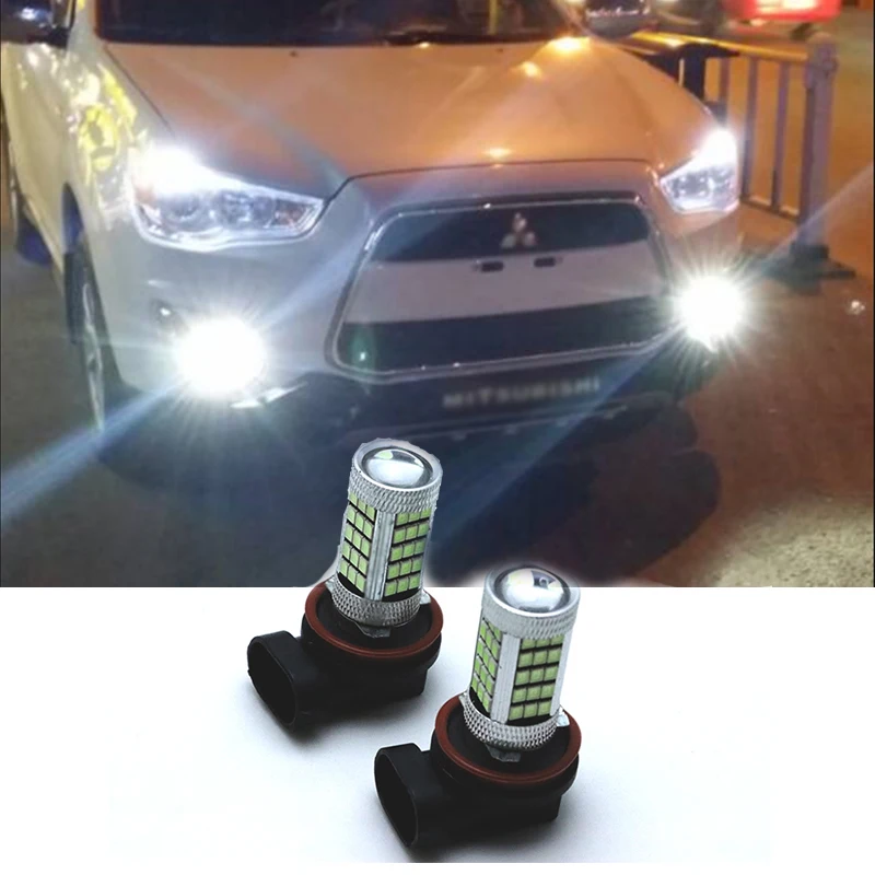 2 шт. Высококачественная Светодиодная лампа DRL H8 H11 5630 SMD для противотуманной фары
