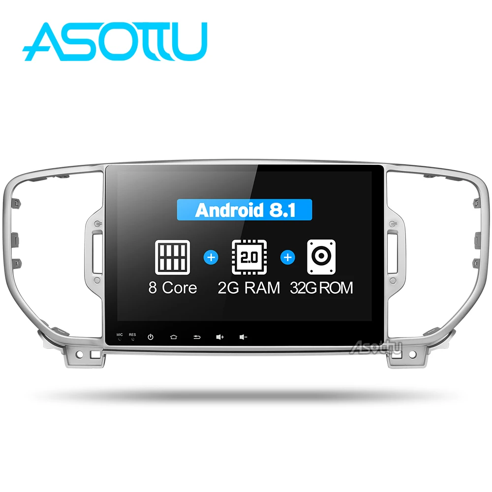 Asottu CKX59060 IPS android Восьмиядерный автомобильный dvd плеер для KIA sportage 2016 2017 KX5 gps