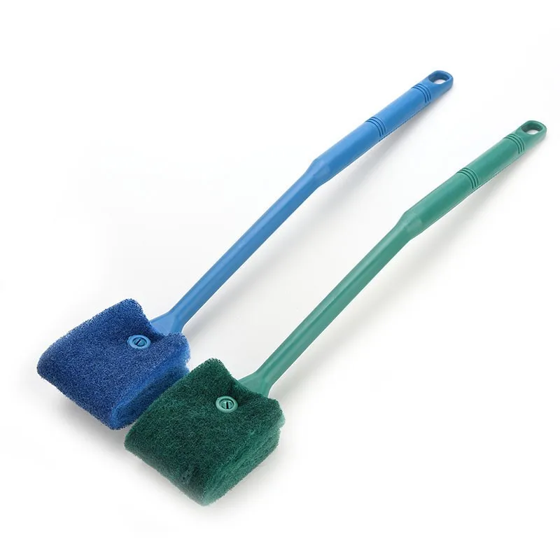 1 pcs fish tank brush Aquarium Cleaning Tools long handled double sided