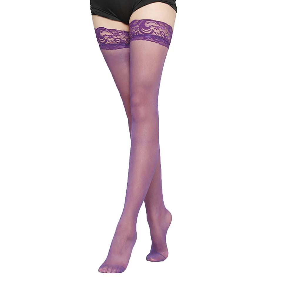 Women Sheer Sexy Stockings Lace Top Thigh High Stockings Over The Knee Socks Nightclubs Pantyhose Calcetines Women Sheer Sexy Stockings Lace Top Thigh High Stockings Over The Knee Socks Nightclubs Pantyhose Calcetines