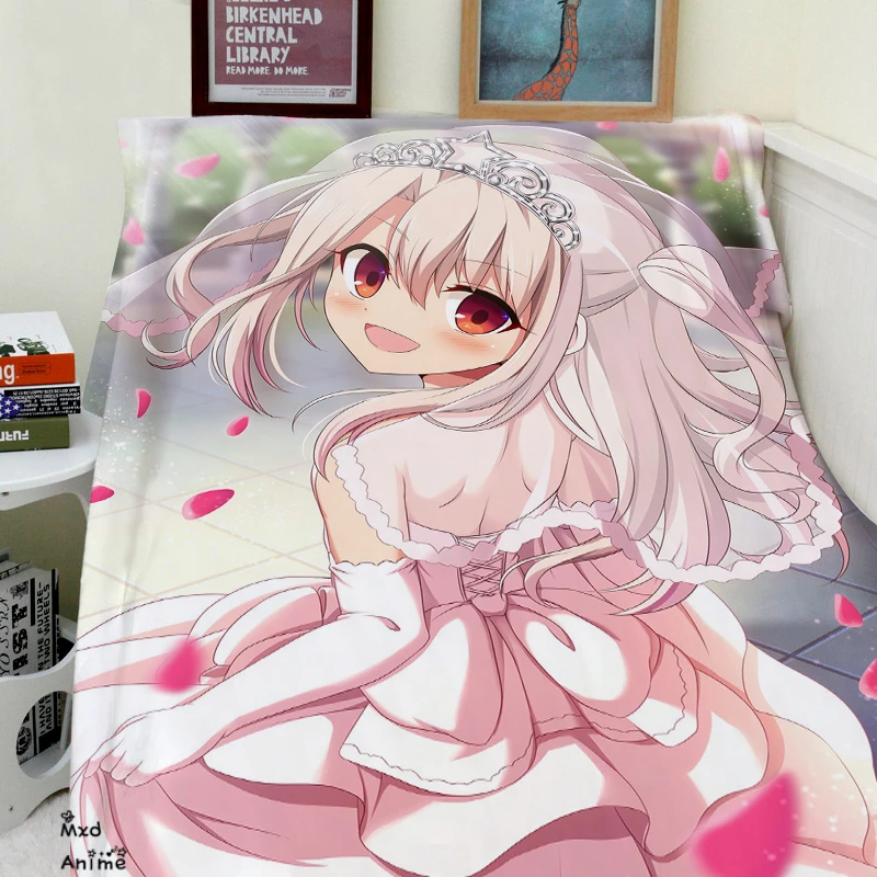 Japanese Anime Fate kaleid liner Super Soft Velvet Plush Throw Blanket