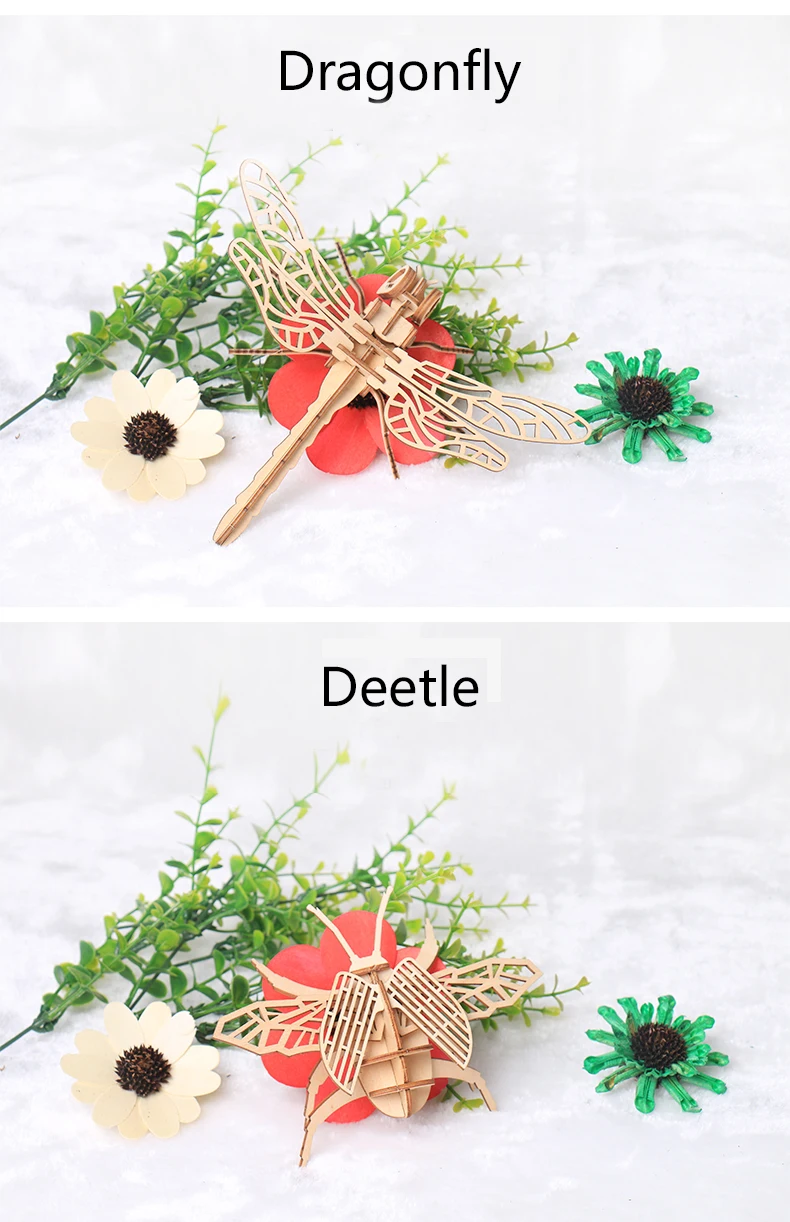 Wooden Insect Model 2