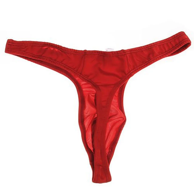 Hot Salemens Sexy G String Stretch Pouch Thong Underwear Brief Red In 
