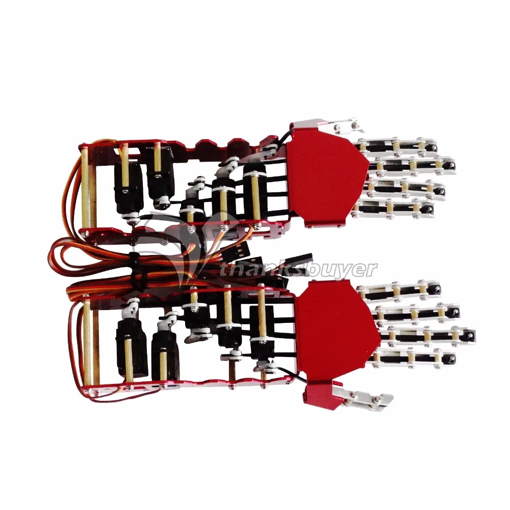 Металлический Манипулятор рука Левая+ правая рука с сервоприводы для робота DIY
