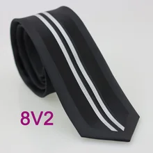 Yibei Coachella Галстуки мужские черные Средства ухода за кожей Шеи Галстуки Slim границы с серебряной в Вертикальную Полоску Средства ухода за кожей шеи галстук 6 см узкий галстук джентльмена средства ухода за кожей шеи одежда