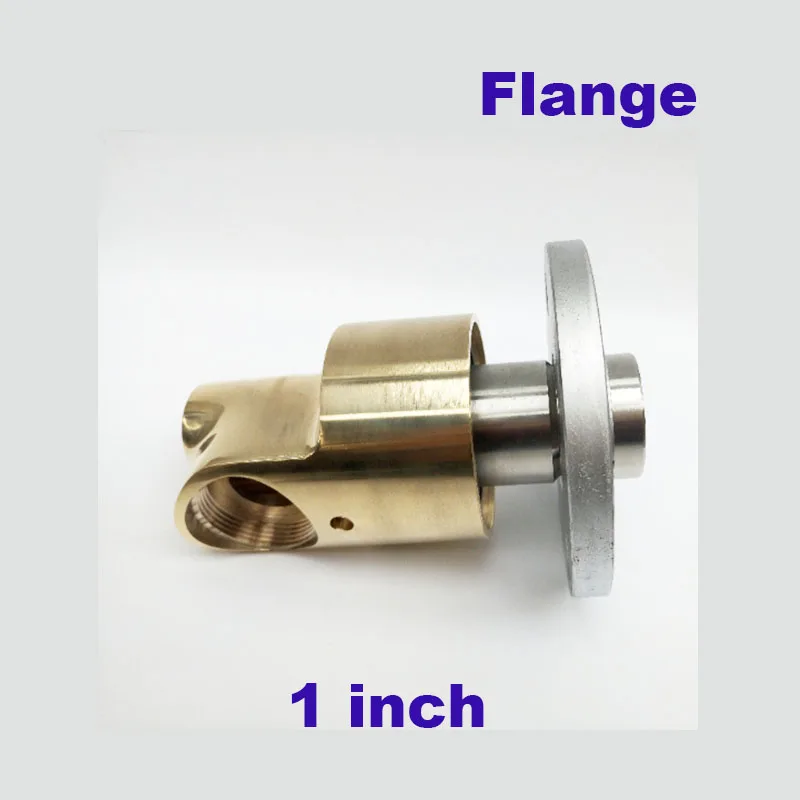

GOGO HD-F25 high temperature industrial cold water brass swivel fitting rotating connector 1 inch flange type rotary joint