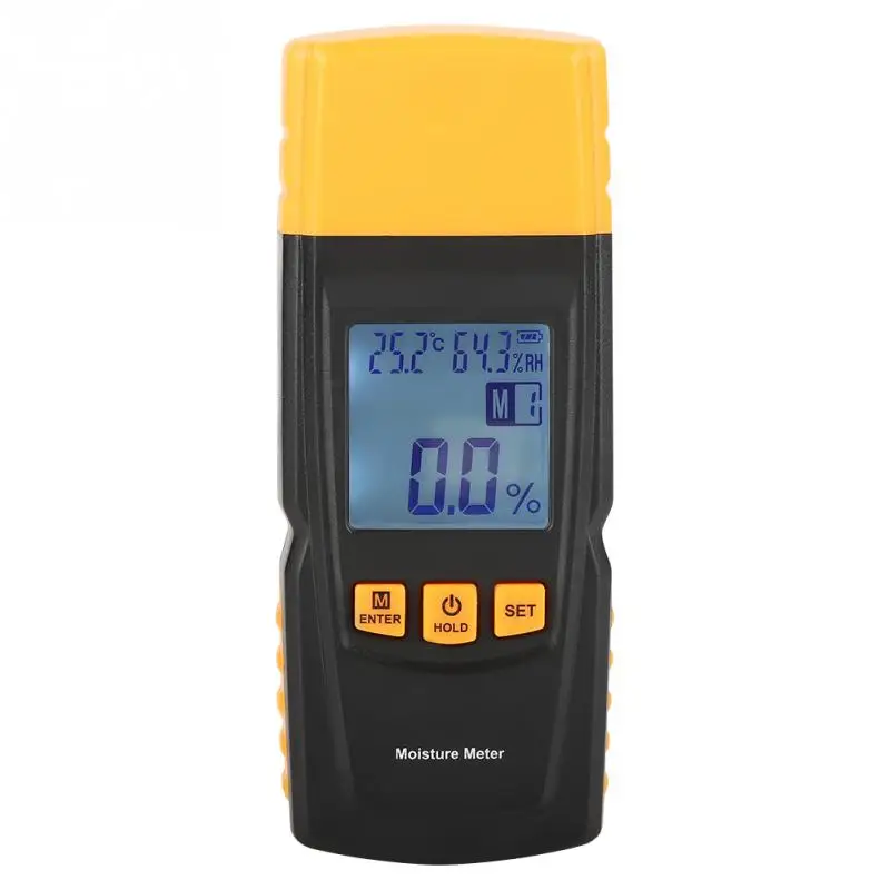 

GM610 Digital LCD Humidity Tester 2 Pin Wood Moisture Meter Tester Timber Hygrometer Humidity Detector Wood Measuring Tools